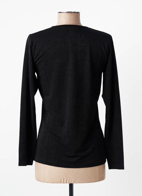 Top stretch manches longues noir ENTRACTE femme