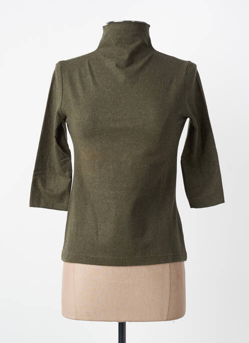 Top stretch manches 3/4 vert ENTRACTE femme