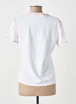 Top manches courtes manches courtes blanc CAP JULUCA femme