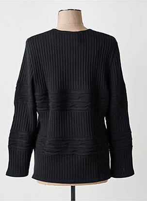 Pull coupe droite manches longues noir JEAN GIRARD femme
