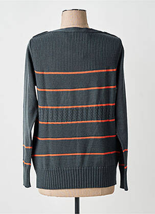 Pull resserrée sur le bas manches longues gris ARMOR LUX femme