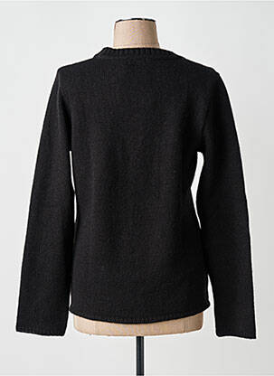 Pull coupe droite manches longues noir ARMOR LUX femme