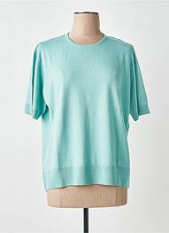 Top manches courtes manches courtes bleu MONTAGUT femme