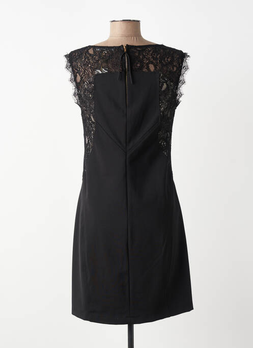 Robe mi-longue sans manche sans manche noir ANGE femme