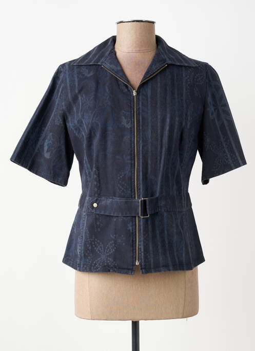 Veste casual poches bleu PIER BÉ femme