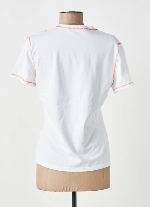 Top manches courtes manches courtes blanc CAP JULUCA femme