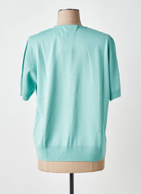 Top manches courtes manches courtes bleu MONTAGUT femme