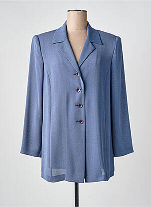 Blazer manches longues bleu PIER BÉ femme