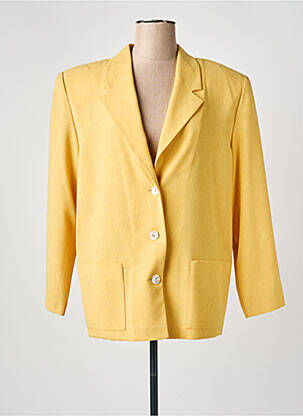Blazer poches jaune PRUNELLE femme