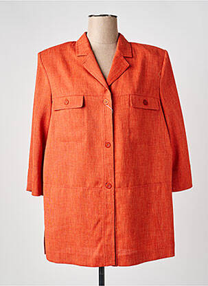 Blazer fausses poches orange PIER BÉ femme