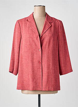 Blazer manches longues rouge PRUNELLE femme