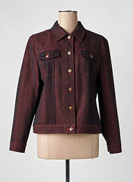 Veste casual poches rouge FEDORA femme