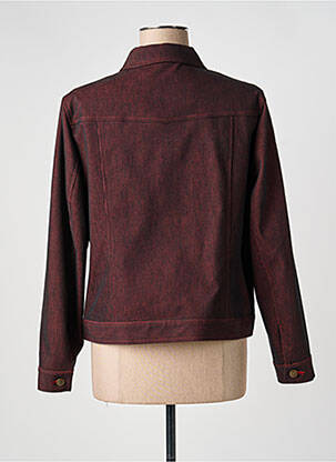 Veste casual poches rouge FEDORA femme