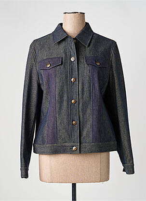 Veste casual poches bleu FEDORA femme