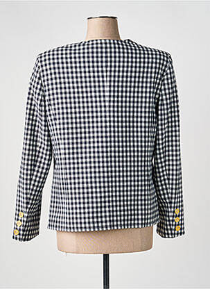 Veste casual col rond noir PIER BÉ femme