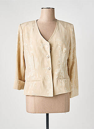 Veste casual epaulette beige PIER BÉ femme