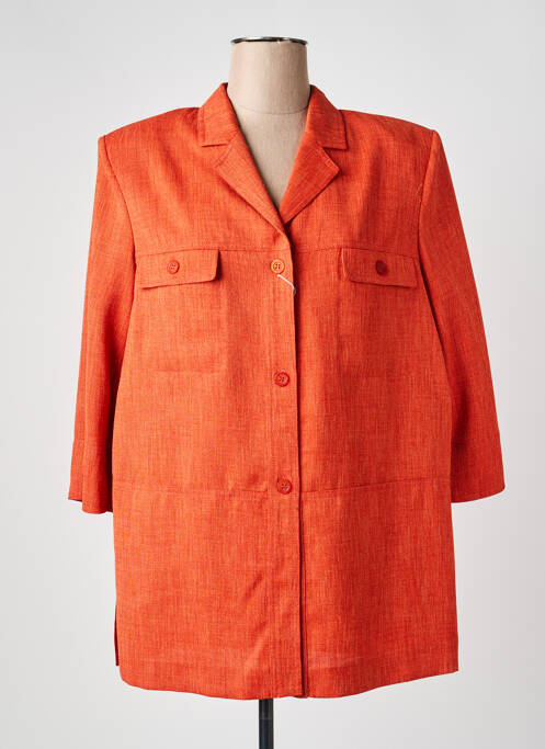 Blazer fausses poches orange PIER BÉ femme