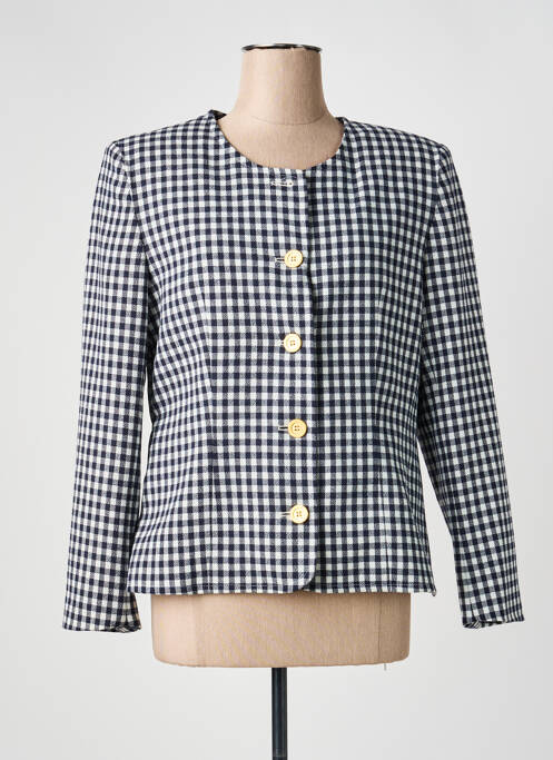 Veste casual col rond noir PIER BÉ femme