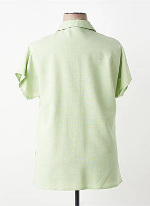 Chemisier manches courtes manches courtes vert PIER BÉ femme