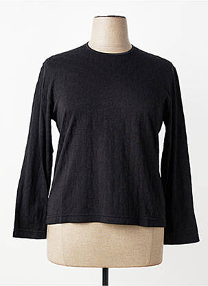 Top stretch manches longues noir PIER BÉ femme