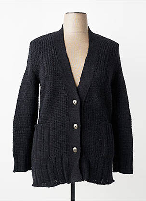 Gilet manches longues stretch noir RODAM femme