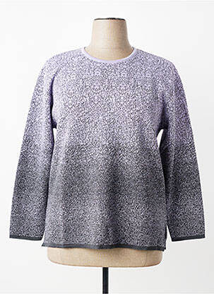 Pull coupe cintrée manches longues noir ELEANE femme