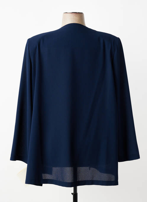 Veste casual epaulette bleu PIER BÉ femme