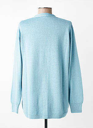 Gilet manches longues stretch bleu MONTAGUT femme
