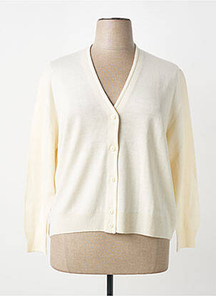 Gilet manches longues stretch beige MONTAGUT femme