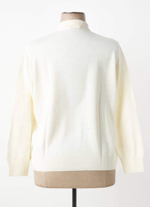 Polo manches longues manches longues beige MONTAGUT femme