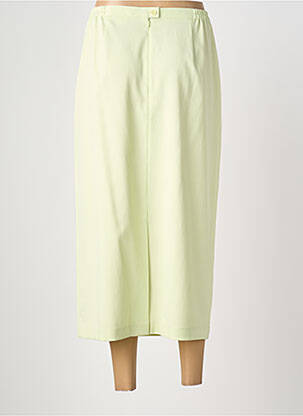 Jupe longue fermeture zippée au dos vert PRUNELLE femme