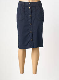 Jupe mi-longue stretch bleu ARMOR LUX femme