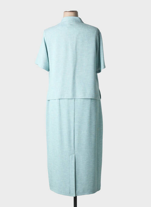 Ensemble jupe coupe cintrée bleu PRUNELLE femme