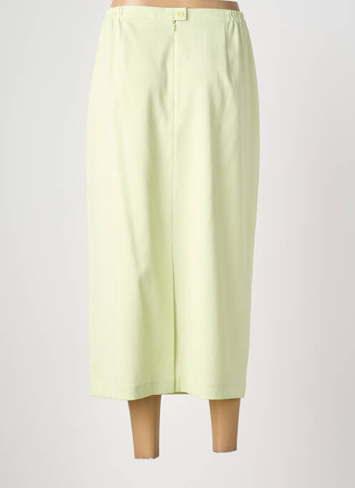 Jupe longue fermeture zippée au dos vert PRUNELLE femme