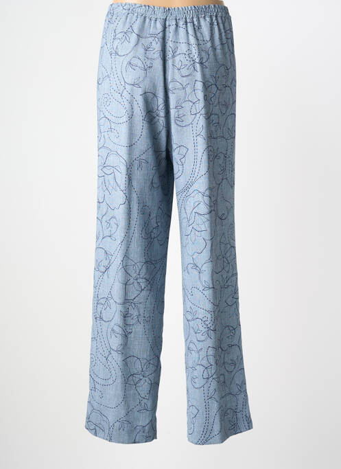 Pantalon droit taille élastique taille normale bleu PIER BÉ femme