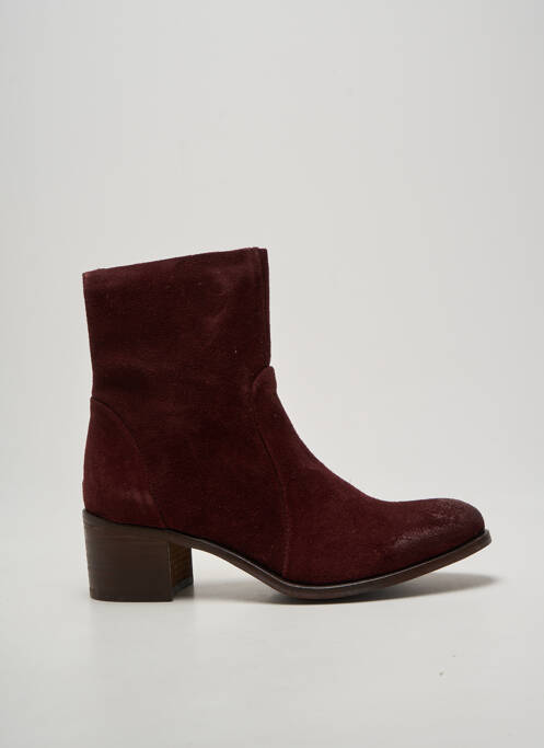 Bottines/boots talon bottier talon de 4 à 6cm violet ALIWELL femme