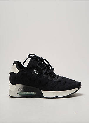 Baskets semelle amovible talon plat jusqu'à 3cm noir ASH femme