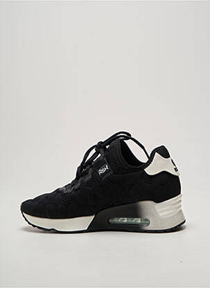 Baskets semelle amovible talon plat jusqu'à 3cm noir ASH femme