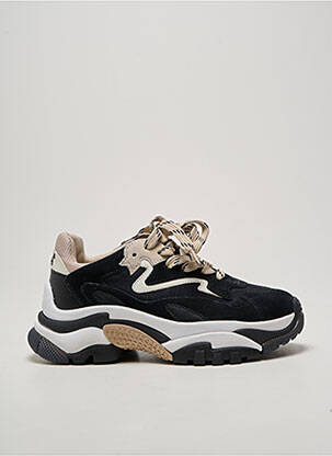 Baskets bout rond talon de 4 à 6cm noir ASH femme