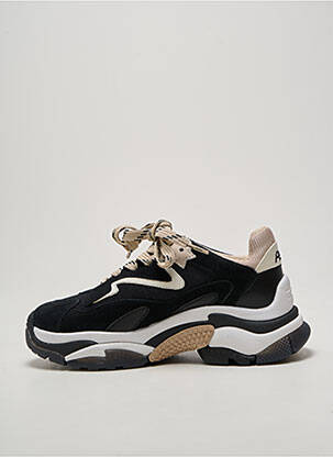 Baskets bout rond talon de 4 à 6cm noir ASH femme