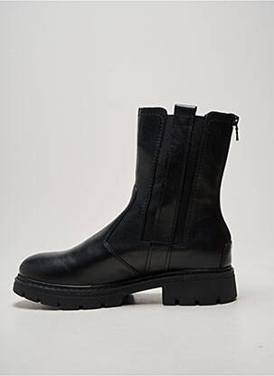 Bottines/boots tissage satiné talon de 4 à 6cm noir NERO GIARDINI femme