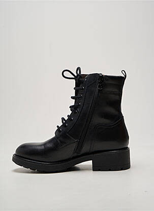 Bottines/boots fermeture zip et lacets talon plat jusqu'à 3cm noir NERO GIARDINI femme