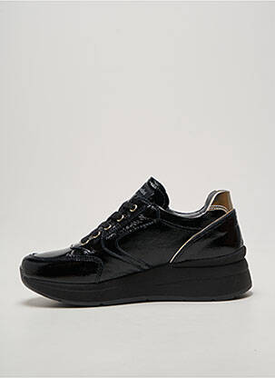 Baskets fermeture zip et lacets talon de 4 à 6cm noir NERO GIARDINI femme