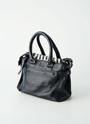 Sac doublure textile forme rectangulaire noir BARBARA RIHL femme