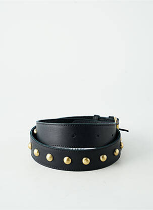 Ceinture effet matière satinée noir VIRGINIE DARLING femme