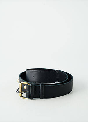 Ceinture tissage simili-cuir noir VIRGINIE DARLING femme