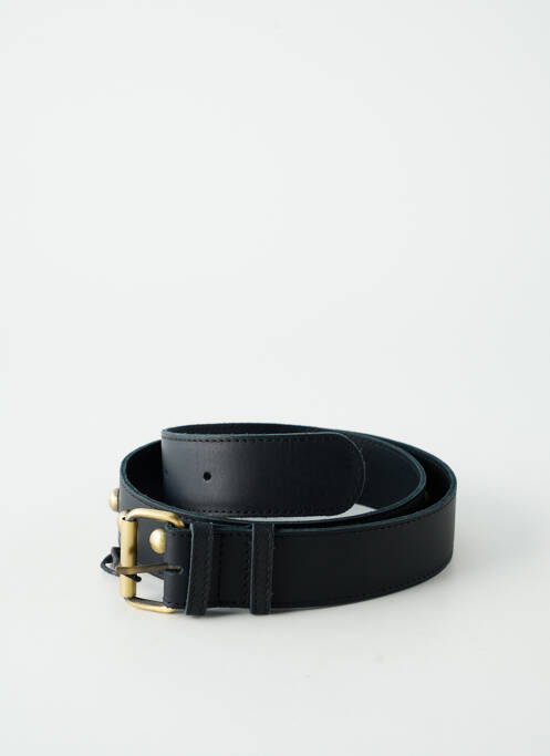 Ceinture tissage simili-cuir noir VIRGINIE DARLING femme