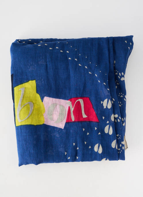 Foulard  bleu STORIATIPIC femme