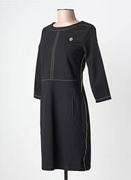 Robe courte manches 3/4 manches 3/4 noir CHRISTINE LAURE femme