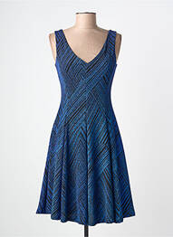 Robe mi-longue sans manche sans manche bleu REVD'ELLE femme